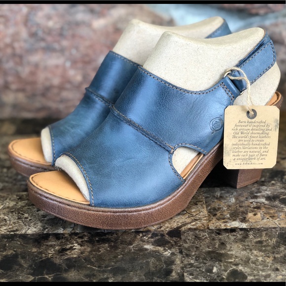 BORN Wekiva Leather Open Toe Ankle Strap sandals - Picture 5 of 11